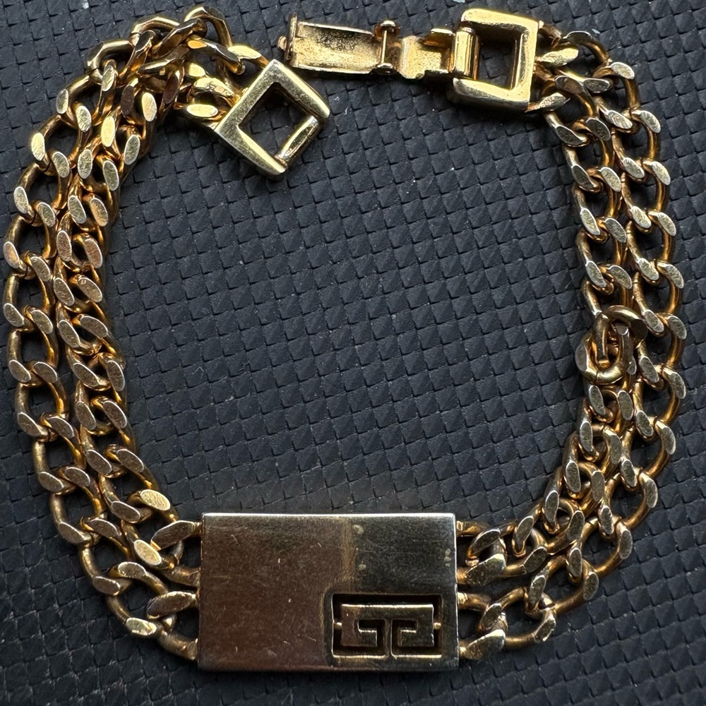 Givenchy Gold-Tone Multi-Chain ID Bracelet